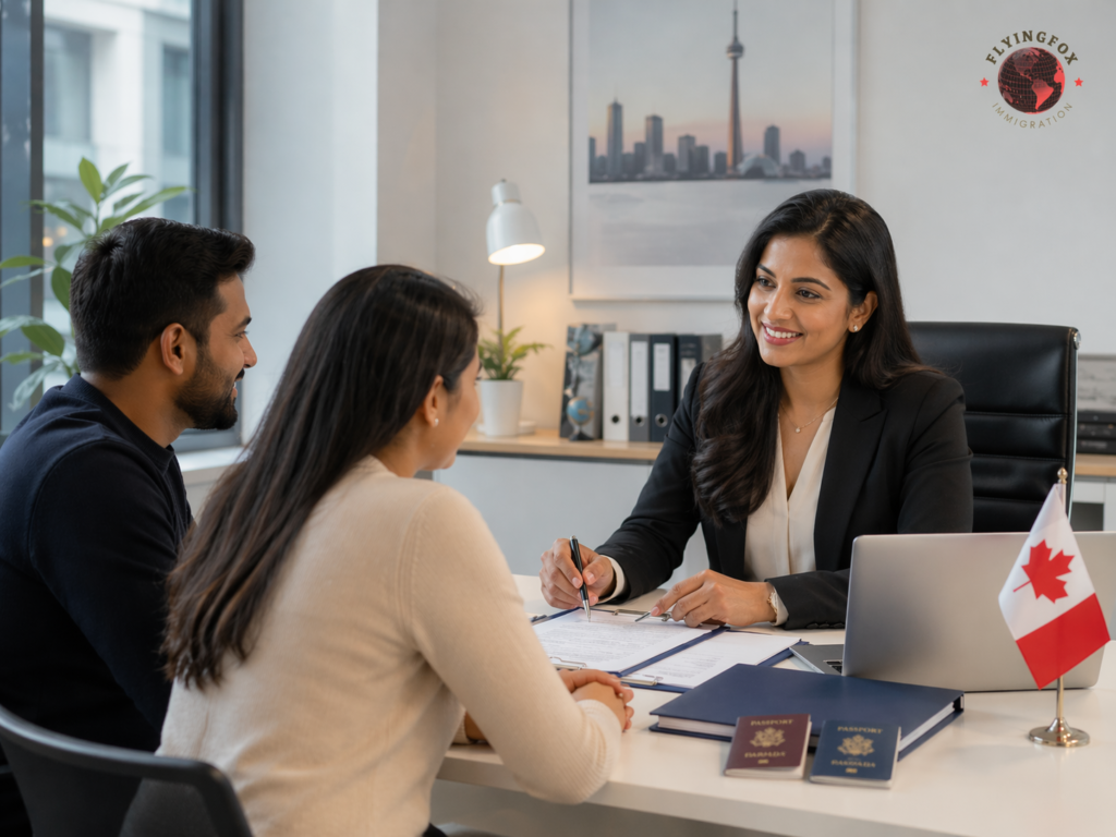 Flyingfox Immigration Branded home page image