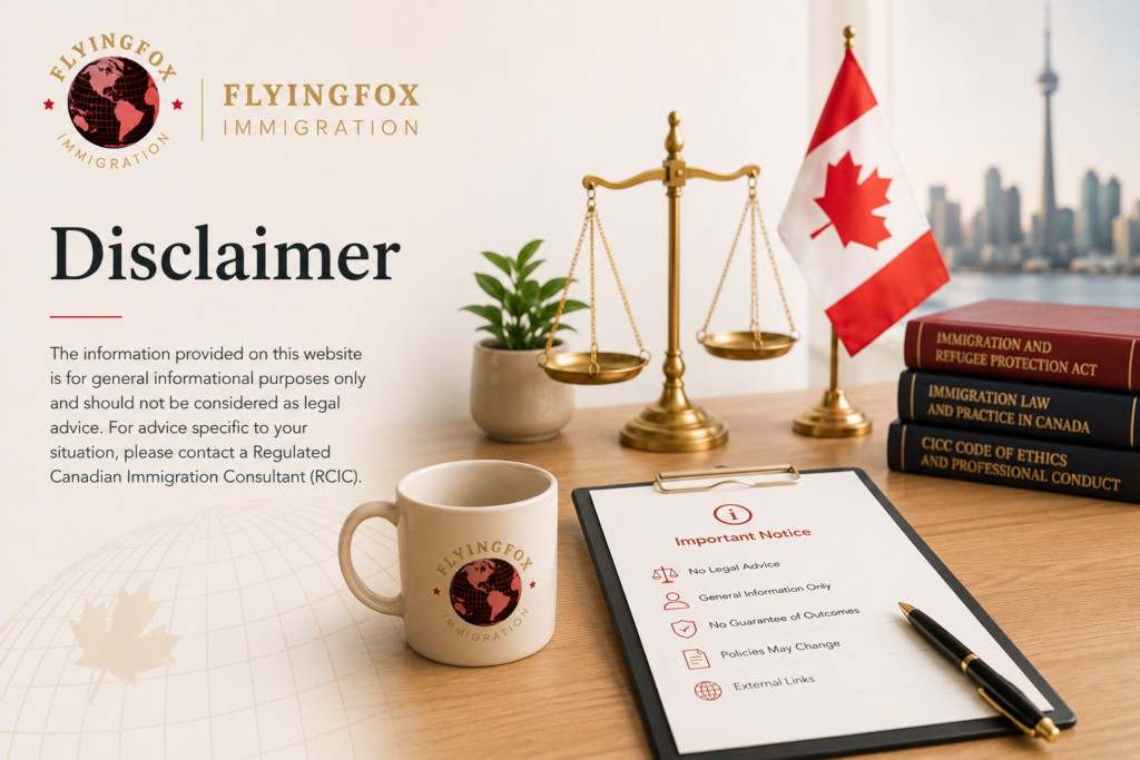 Disclaimer | FlyingFox Immigration