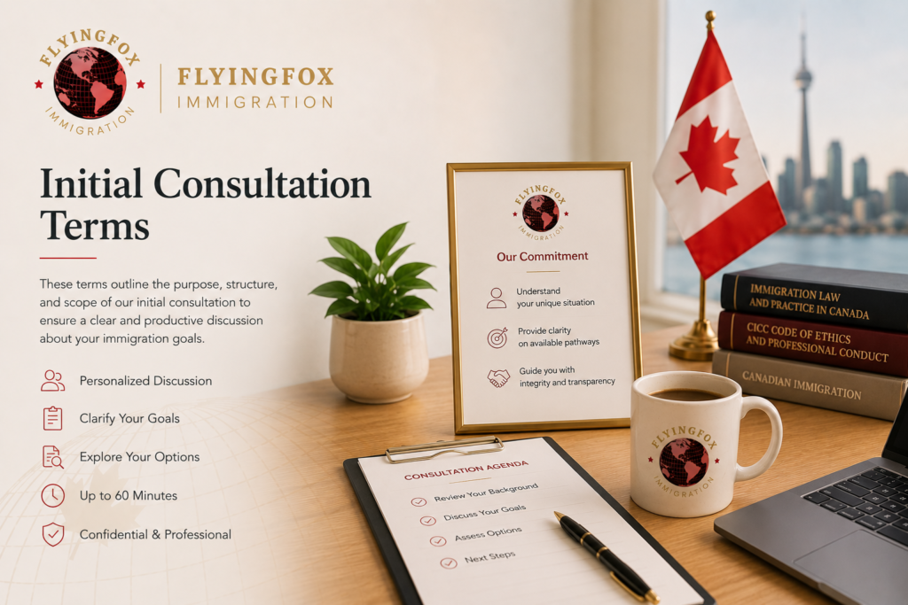 Initial Consultation Terms | FlyingFox Immigration
