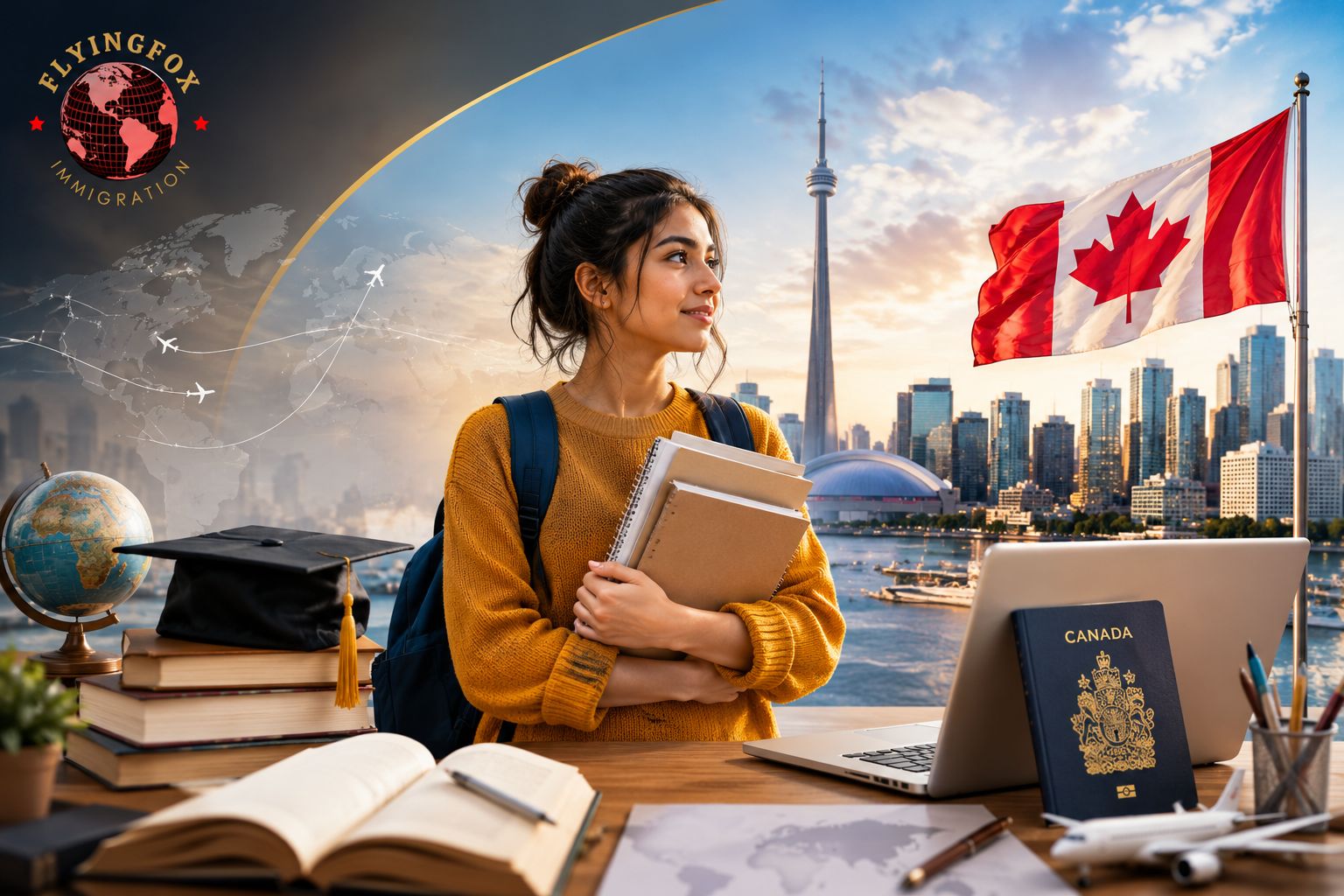 Study permit for Canada guidance for international student Flyingfox immigration